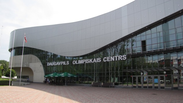 The Olympic Center sports complex in the Latvian city of Daugavpils