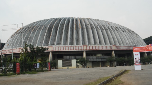 The Kanteerava Indoor Stadium, the venue for the 2014 IBSF World Snooker Championships in Bangalore, India - Photo courtesy karnataka.gov.in