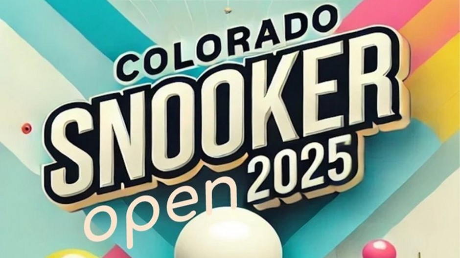 2025 Colorado Snooker Open. Wreck Room Underground in Westminster, Colorado. January 10-12